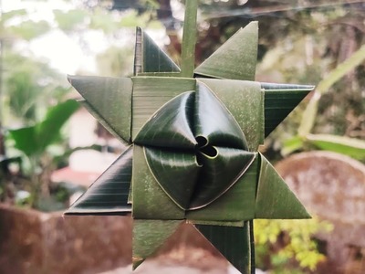 D'craft. Star making with coconut leaf #starmaking #craftideas #crafts #starmaker