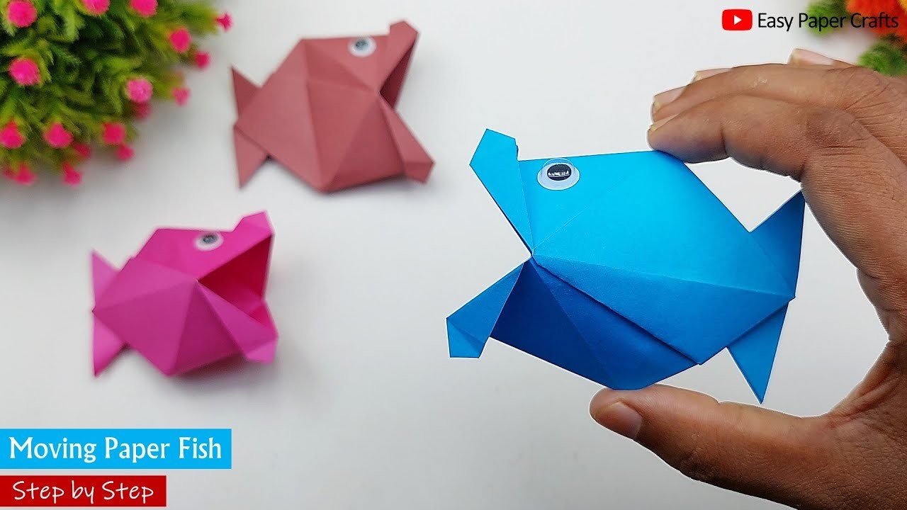 DIY - Paper Fish Making Easy | How to Make Paper Fish | Easy Paper Crafts