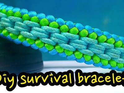 Diy Survival Bracelet | Chain Bracelet | How to Make a Paracord Bracelet