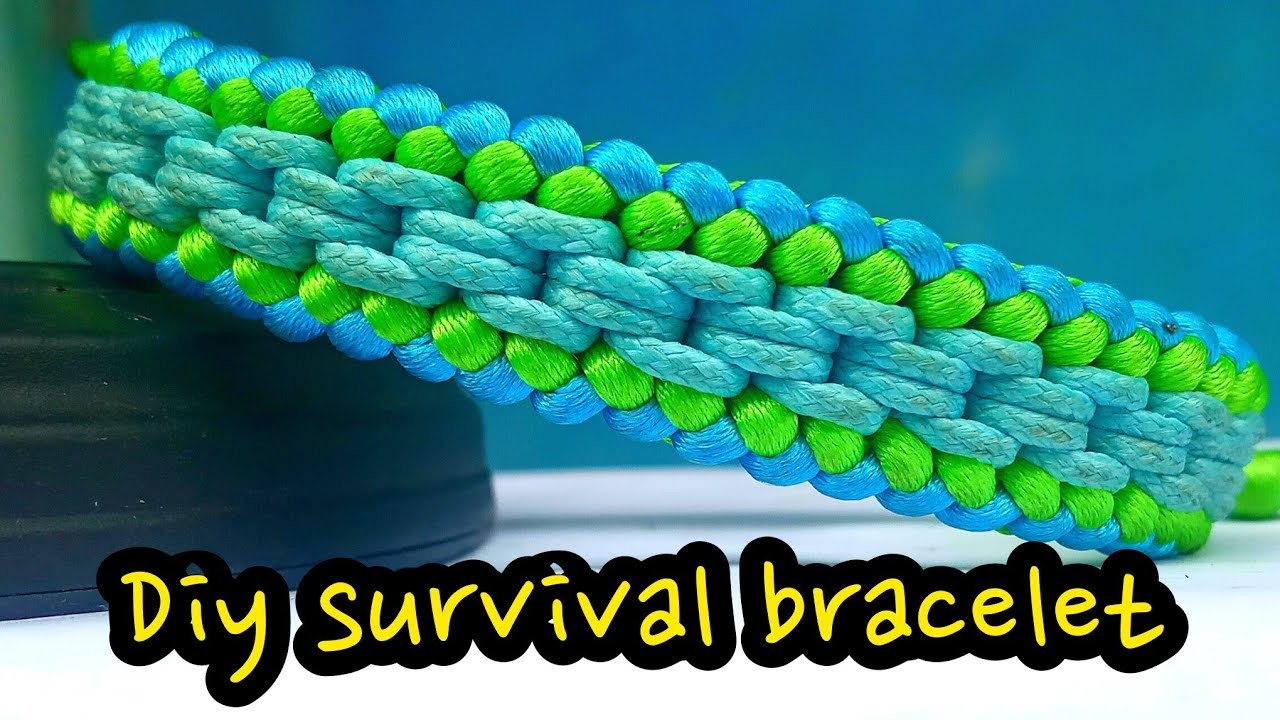 Diy Survival Bracelet | Chain Bracelet | How to Make a Paracord Bracelet