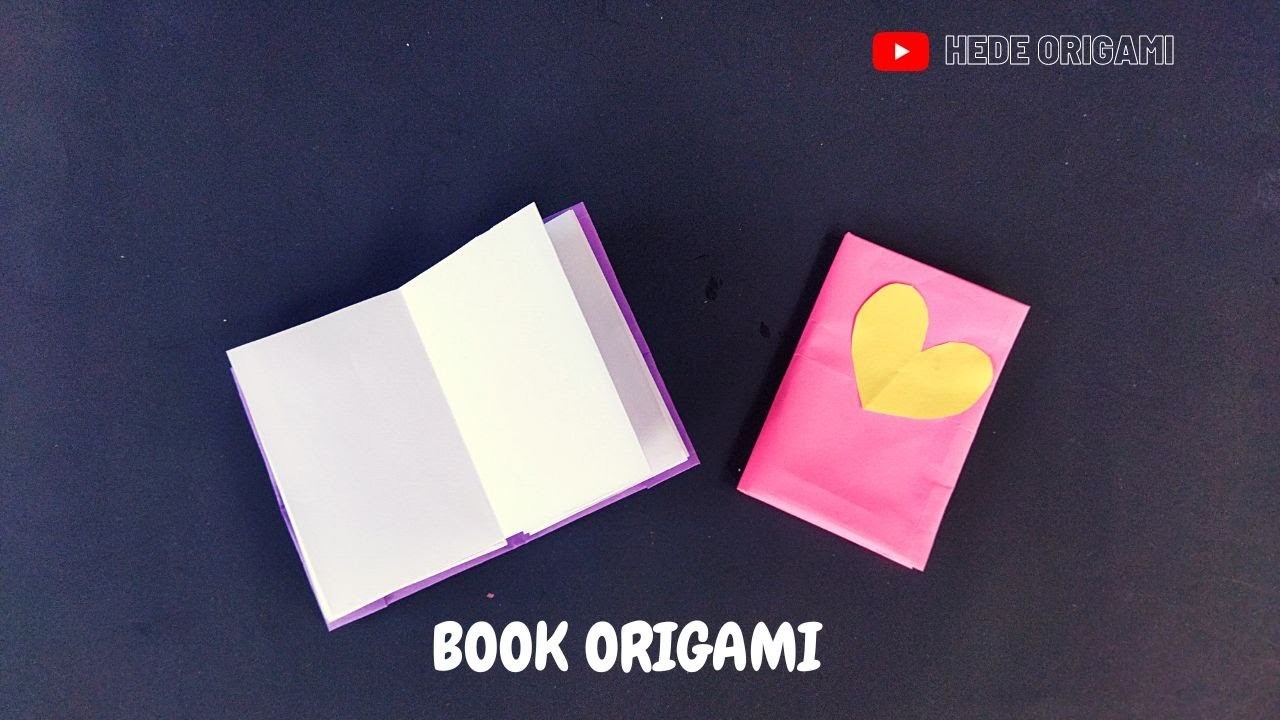 Easy Origami Book - How To Make Easy Book Origami #origami #origamicraft #origamiart