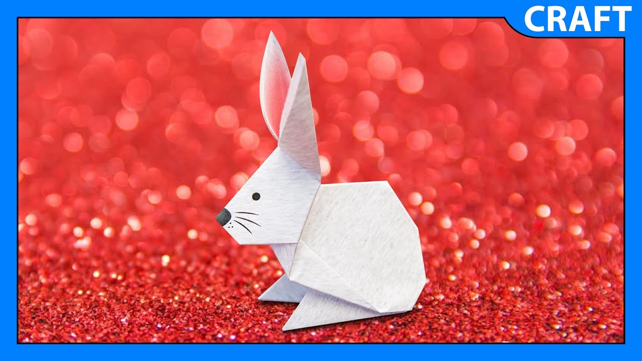 Easy Origami Bunny | DIY Easter Crafts