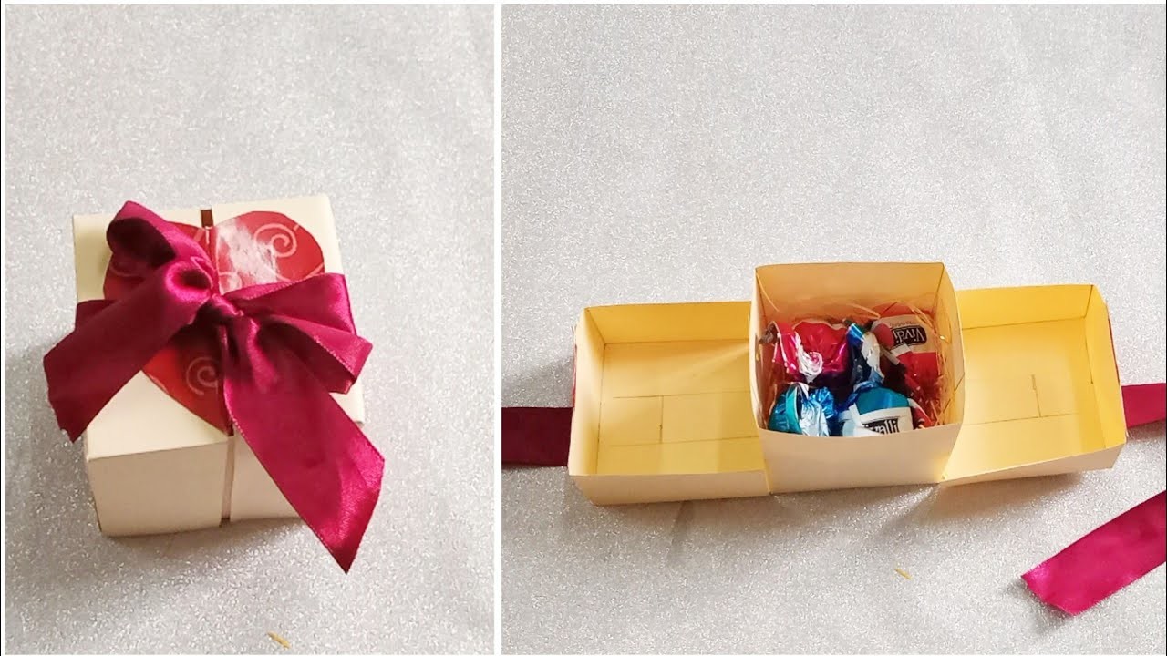 Gift box making idea.origami gift box DIY.how to make gift box #youtube #giftboxideas #craft
