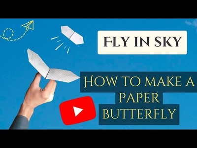 How to make a paper butterfly, paper butterfly, step by step, with out glue, paper butterfly craft