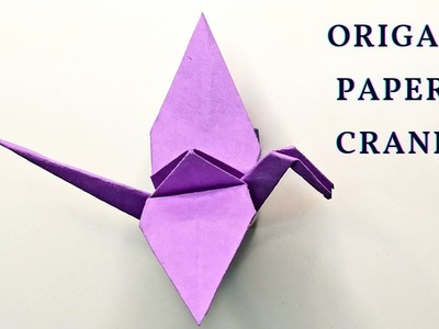 How To Make a Paper Crane   Origami Crane Easy   Step by Step