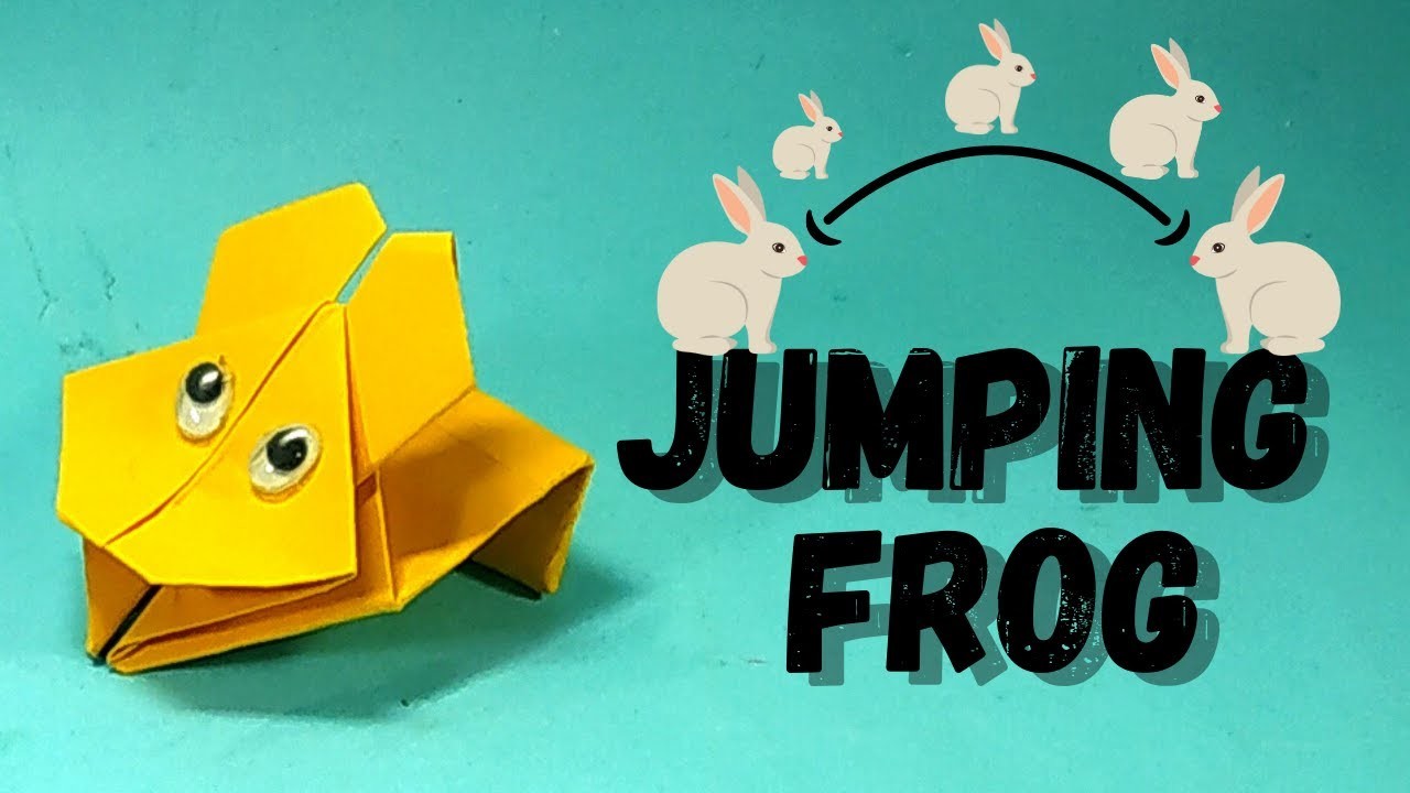 How To Make a Paper Jumping Rabbit | Origami Jumping Paper Rabbit | Paper Craft | Easy Paper Rabbit