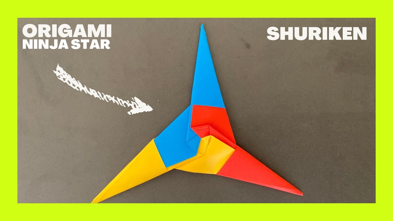 How to Make a Paper Ninja Star | Easy Origami Shuriken