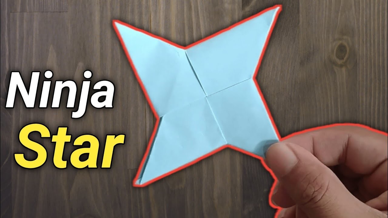 How to make a paper Ninja Star - Paper Ninja Star Easy Part 2