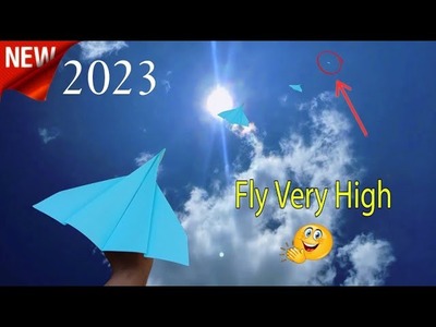 How to make a paper plane that fly high and far, paper airplane 2023 || Cokay Craft