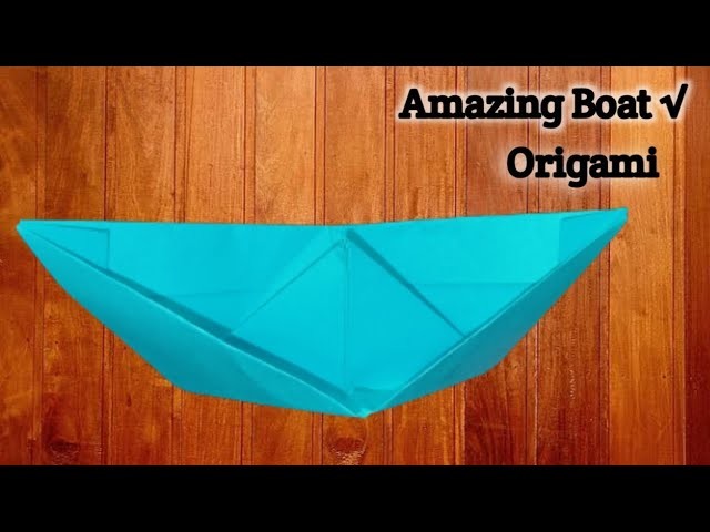 How to Make an Easy Boat from Paper  - Origami Paper Art