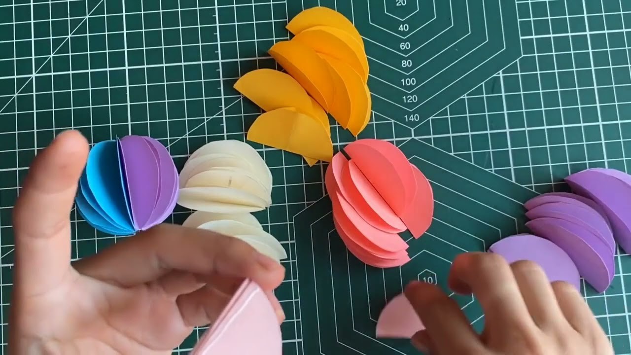 How To Make Ball Paper For DIY