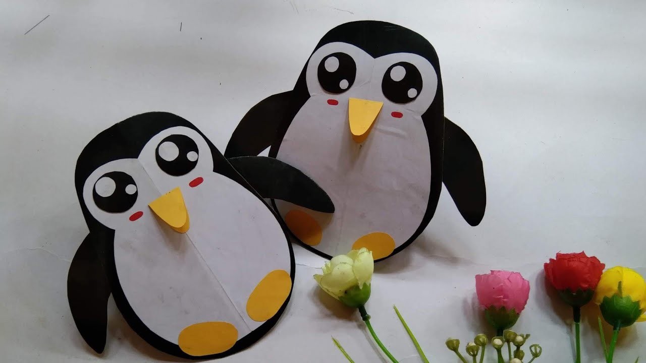 How to make easy paper Penguin|DIY Penguin making tutorial ||Peper craft.