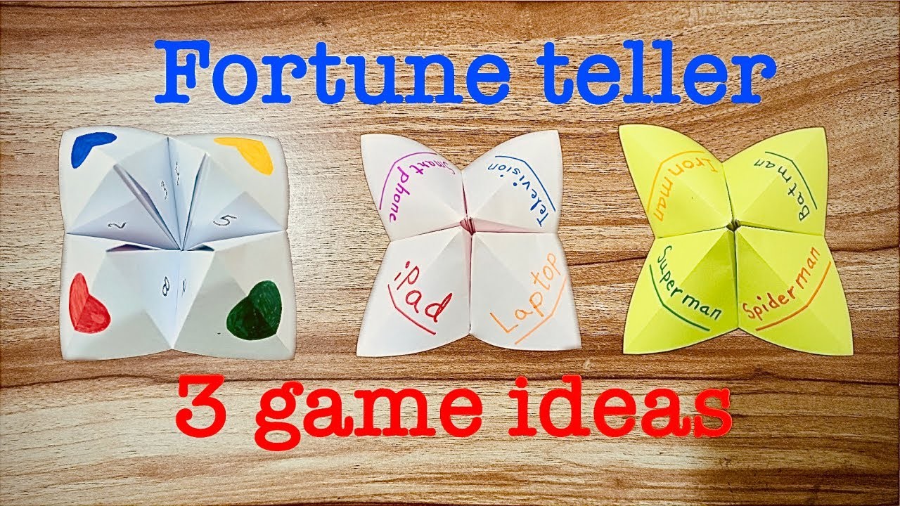How to make fortune teller | fortune teller ideas | chatterbox | time pass game for kids