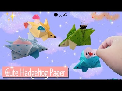 How To Make Origami A Hadgehog Easy || Paper Things Origami Animals Making Easy