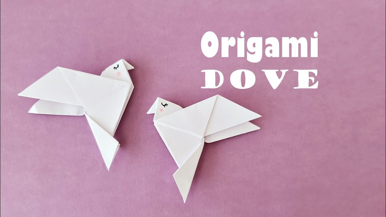 How to Make Origami Dove | Paper Craft | Paper Bird | Origami Bird