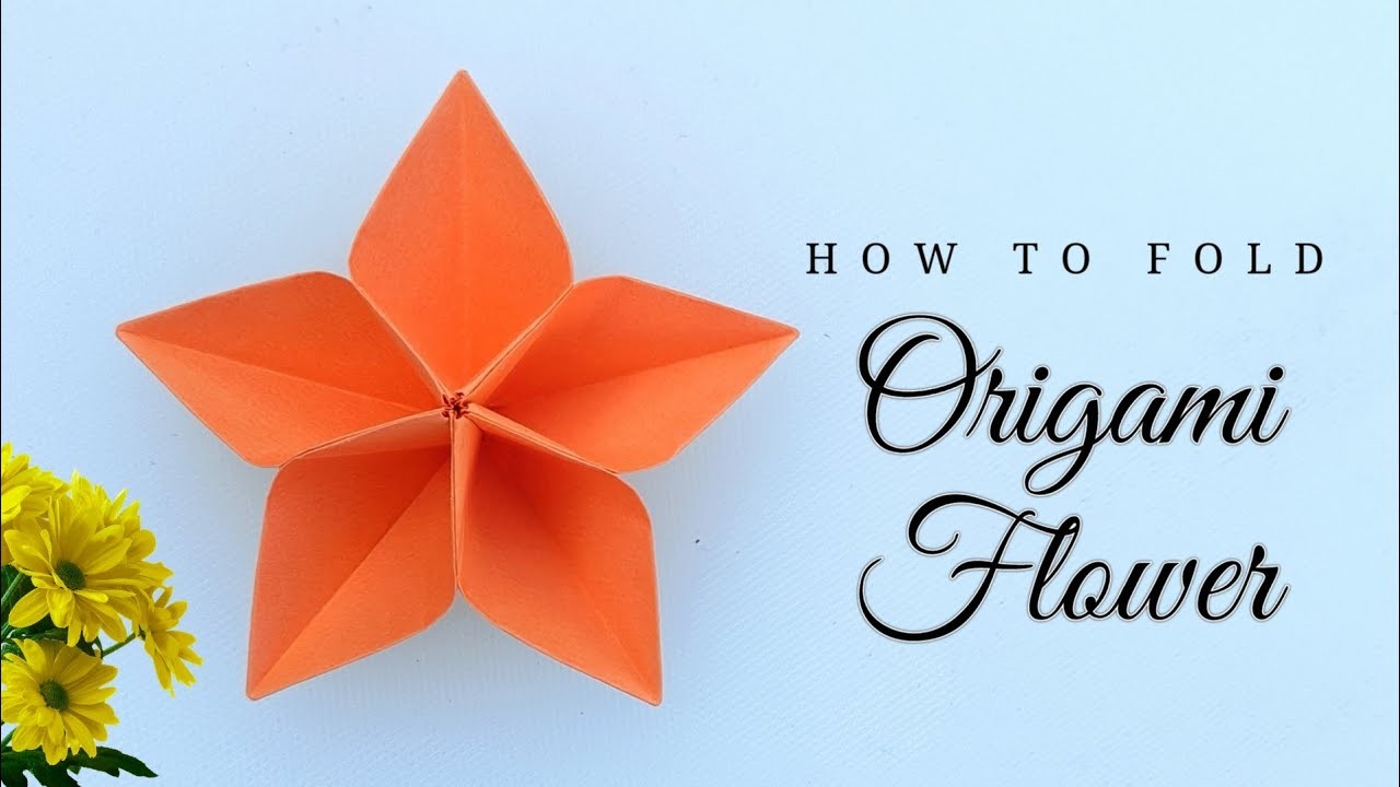 How to make Origami Kusudama Paper flower | Easy Origami Paper Flower