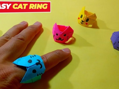How to Make Origami Ring Without Glue - Hello Origami Lover