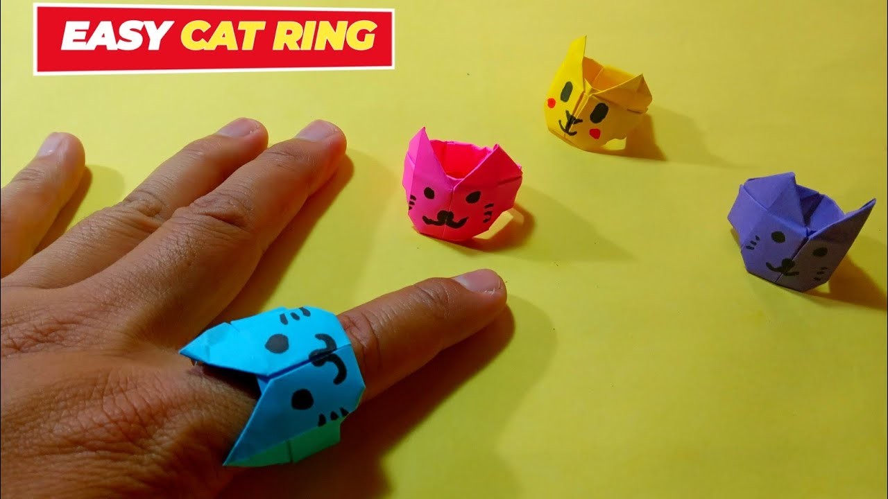 How to Make Origami Ring Without Glue - Hello Origami Lover