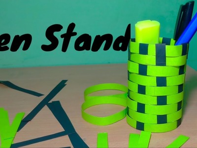 How To Make Pen Holder || How To Make Pen Stand || Paper Pencil Holder || Pen Hoder Craft