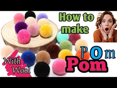 How to make pom pom. Pom pom craft ideas 2023