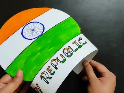 Indian Cap Making ||  Independence Day Craft || Republic Day Craft Idea || Paper Cap Making