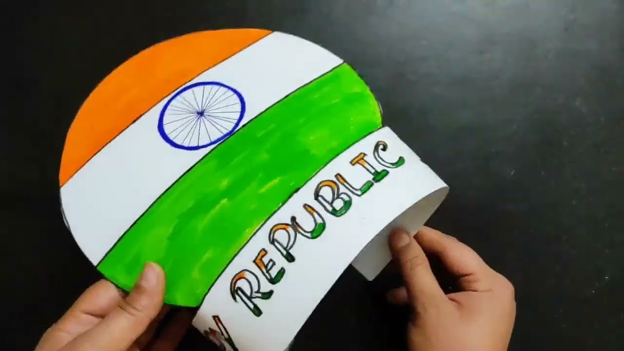 Indian Cap Making ||  Independence Day Craft || Republic Day Craft Idea || Paper Cap Making