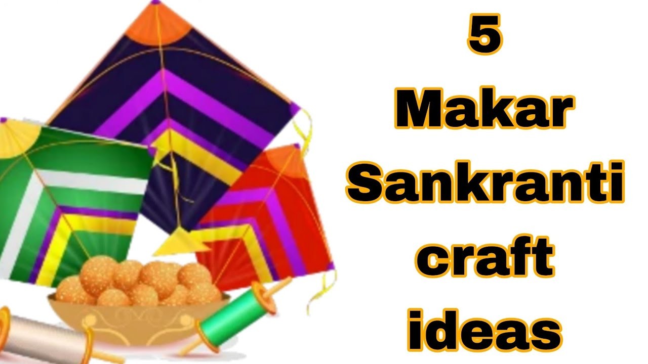 Makar Sankranti paper craft ideas.Makar Sankranti crafts ideas.Paper kite making for kids