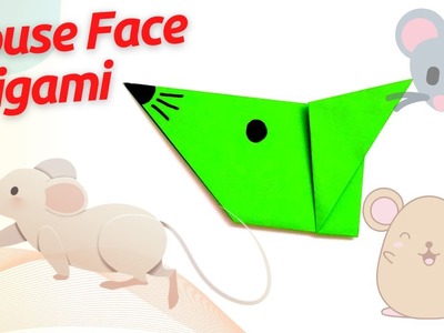 Make Your Own Cute Mouse Face Origami in Under 5 Minutes
