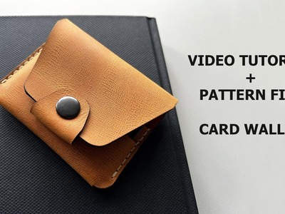 Making card wallet - Simple leather craft