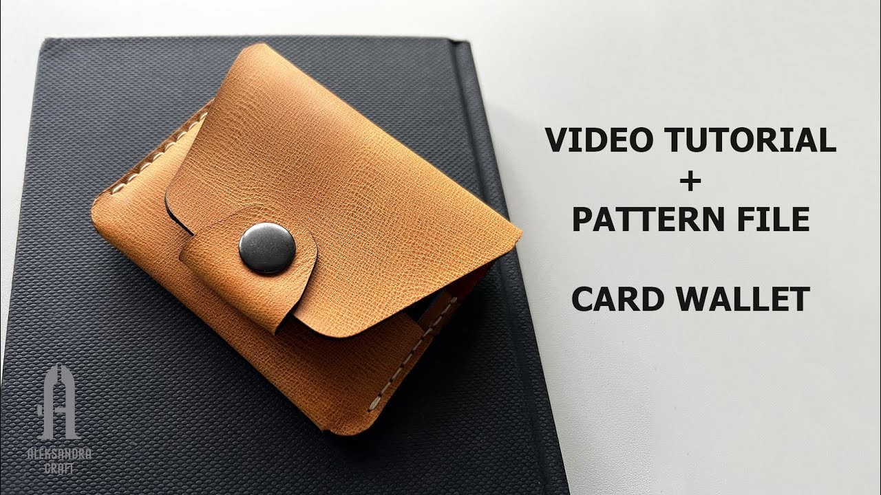 Making card wallet - Simple leather craft