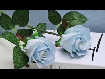 Most beautiful fabric rose flower making | DIY how to make flower rose easy & simple crafts at home