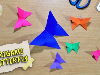 Origami butterfly easy | origami butterfly | how to make paper butterfly