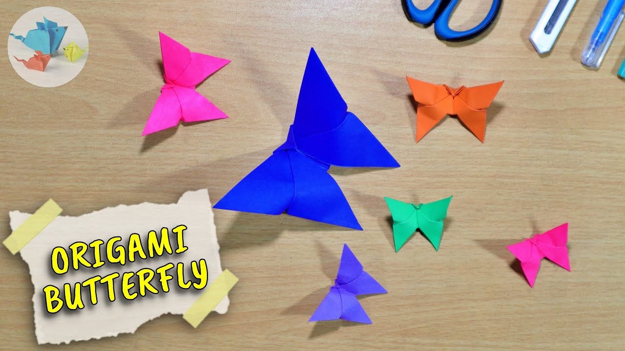 Origami butterfly easy | origami butterfly | how to make paper butterfly