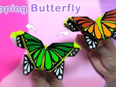 Origami Flapping Butterfly? How to Make an Origami Butterfly that move its wings.by bushrazorigami