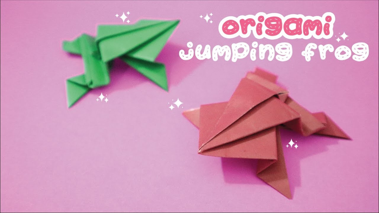 Origami Jumping Frog Step by Step Easy Instructions