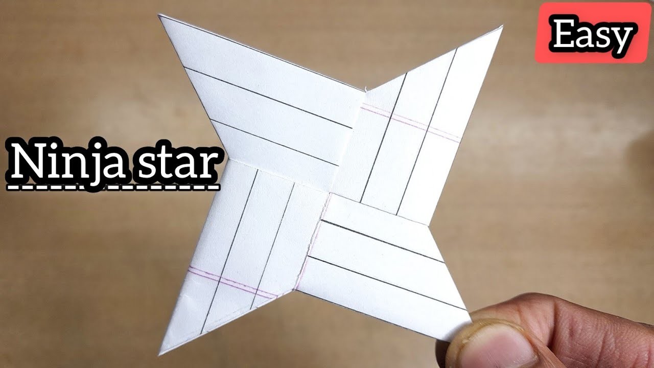 Origami Ninja Star | How To Make Paper Ninja Star | Ninja Star Kaise Banaen- Shuriken