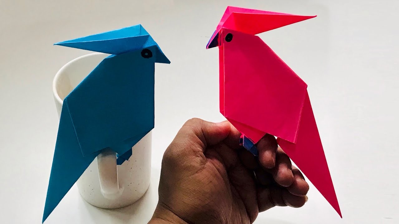Origami Paper Parrot | How to Make Paper Bird for your Kids
