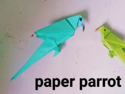 Origami Paper Parrot | How to make paper bird