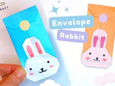 Origami Rabbit Envelope No Glue | Rabbit Paper Bag | Easy Paper Purse | Cute Bunny Paper Origami