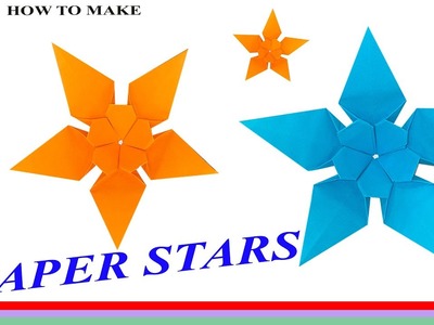 Origami star tutorial | How to make paper star | Flower