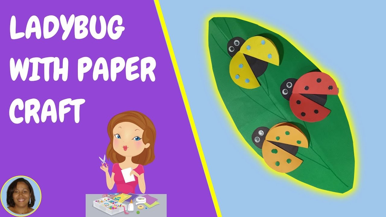 Paper Crafts: Making a Ladybug with Paper Craft