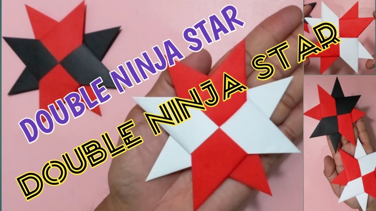 Paper ninja star | origami ninja star | ninja star | how to make a paper ninja star | star @sdr653