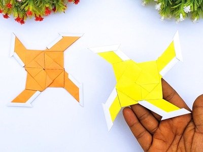 Paper Ninja Weapons Making Tutorial | How To Make Paper Cool Origami Ninja Star | Origami Shuriken