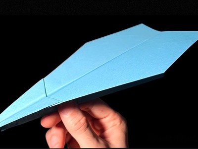 Papierflieger falten der weit fliegt basteln - Origami Papierflugzeug bauen @mahirorigami