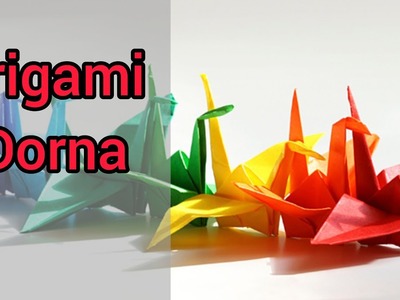 Peace bird origami training. How to make origami Dorna