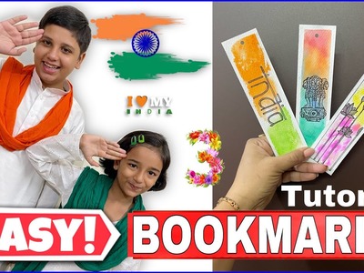 Republic Day Crafts | Bookmark Making Tutorial by Gauri