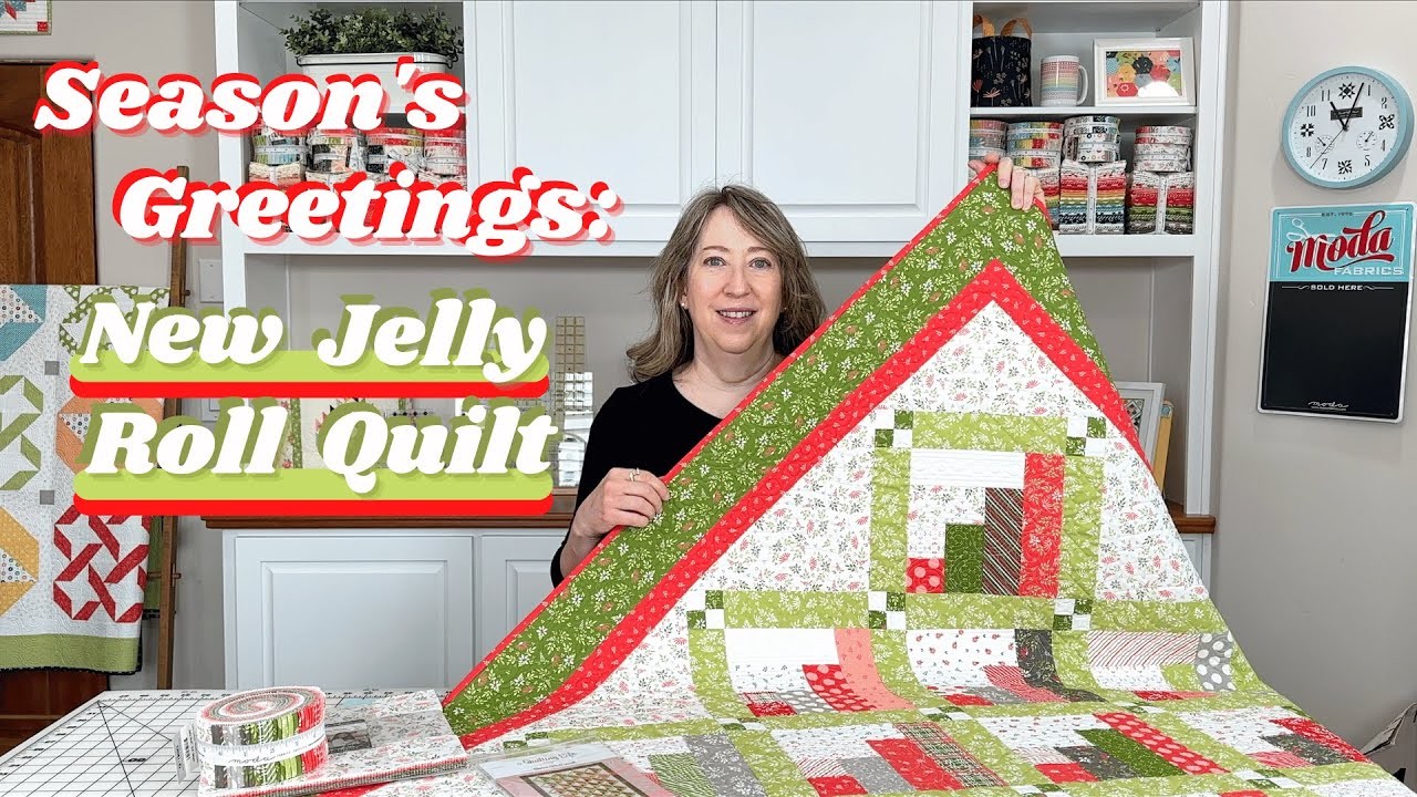 Season's Greetings: New Jelly Roll Quilt Pattern