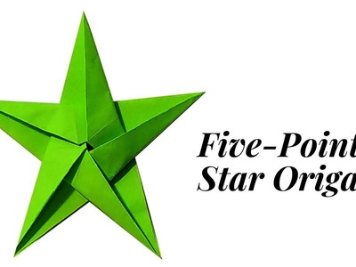 STAR Series. Five Pointed Paper star, Easy Star Making Origami Tutorial #origami #paperstar