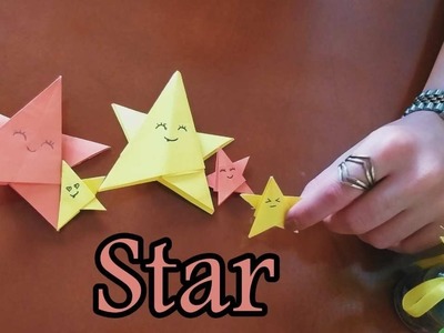 The BEST way to make a little STAR of your sky with paper