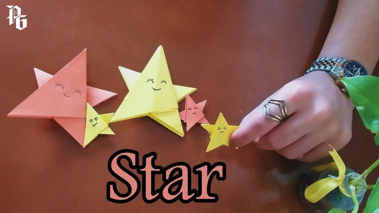 The BEST way to make a little STAR of your sky with paper